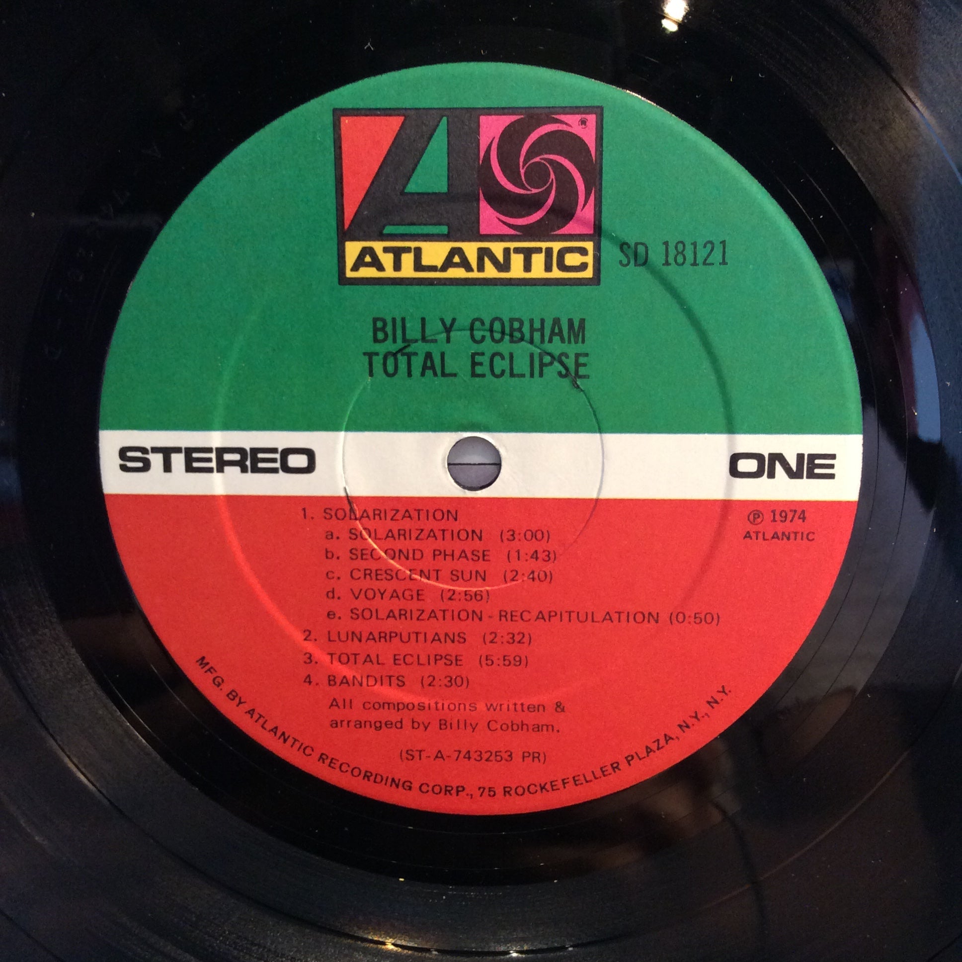 Billy Cobham - Total Eclipse (VINYL) | Excellent (EX) Excellent+ (EX+)