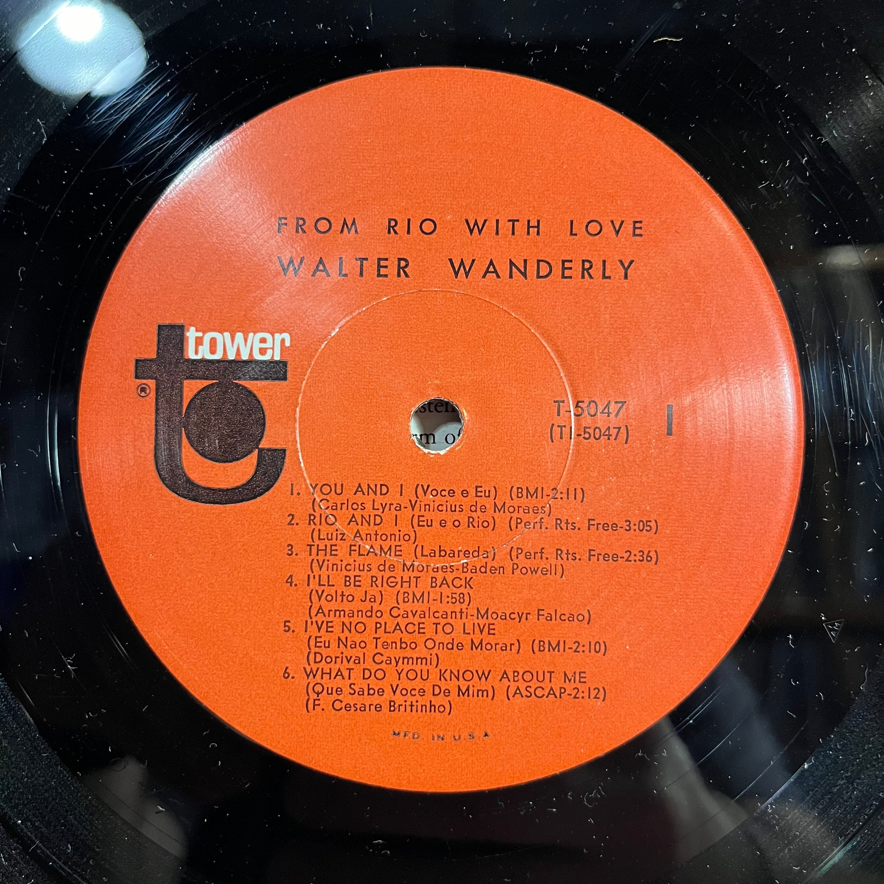 Walter Wanderley - From Rio With Love *MONO* | Excellent (EX) Excellent (EX)