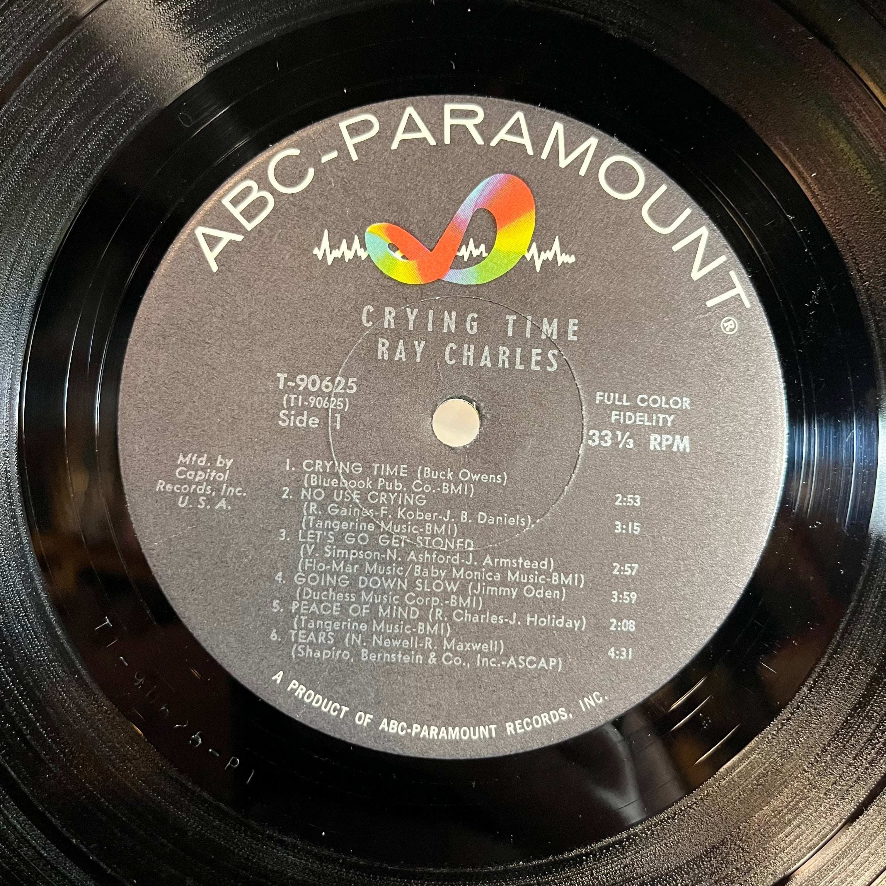 Ray Charles - Crying Time (VINYL) | Excellent (EX) Very Good Plus (VG+)