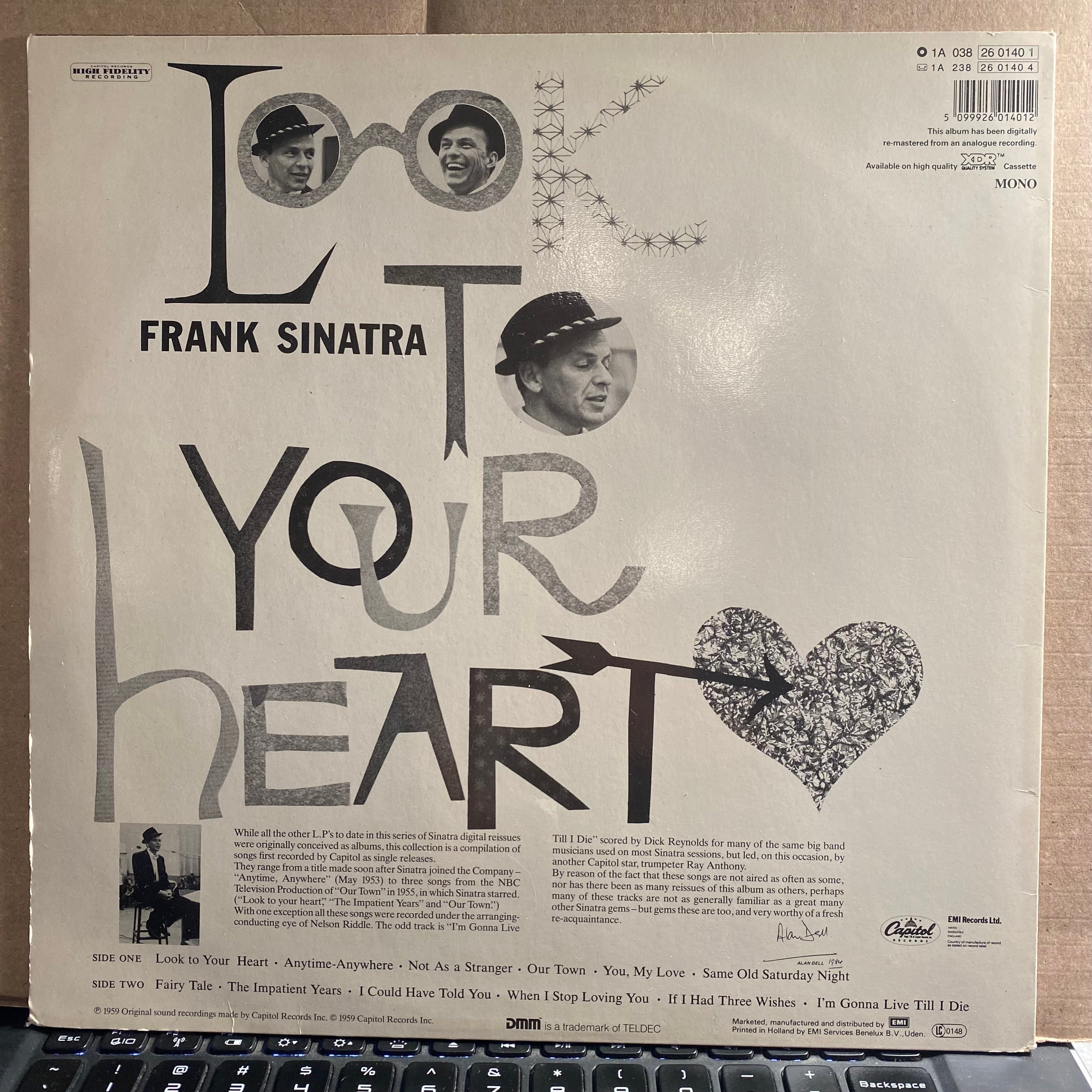 Frank Sinatra - Look To Your Heart *DMM / EU PRESS* | Excellent (EX) Excellent (EX)