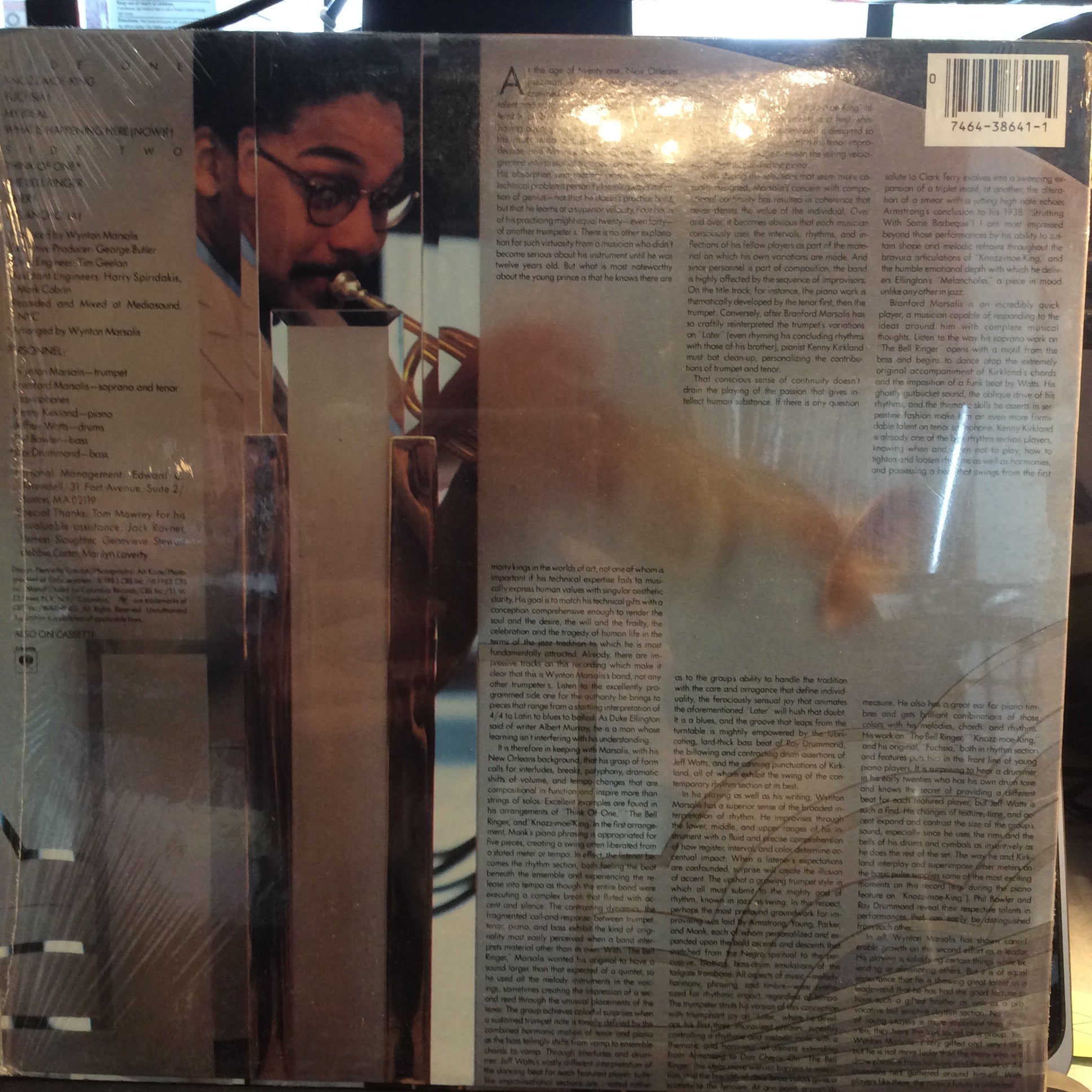 Wynton Marsalis - Think Of One (VINYL) | Excellent (EX) Near Mint (NM)