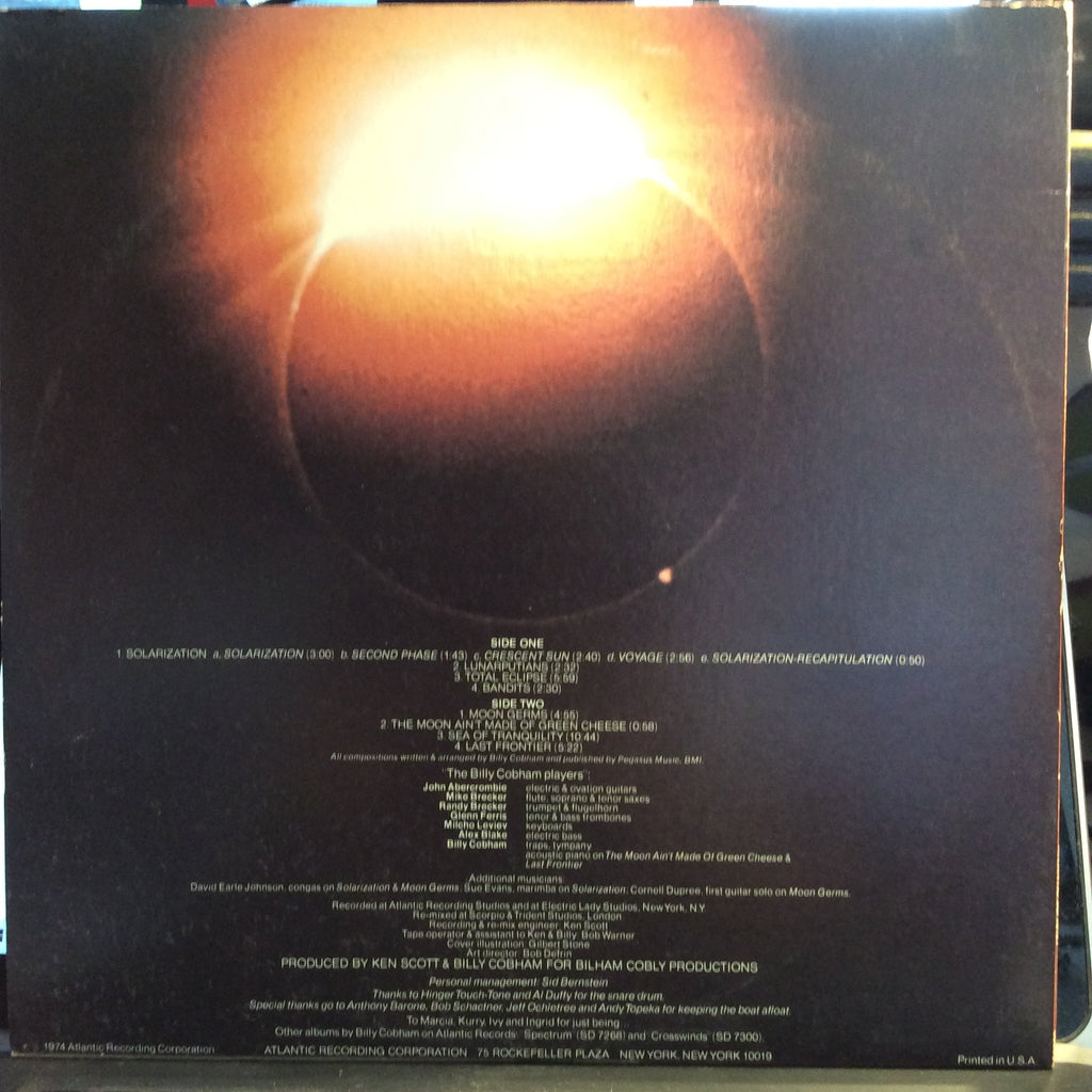 Billy Cobham - Total Eclipse (VINYL) | Excellent (EX) Excellent+ (EX+)