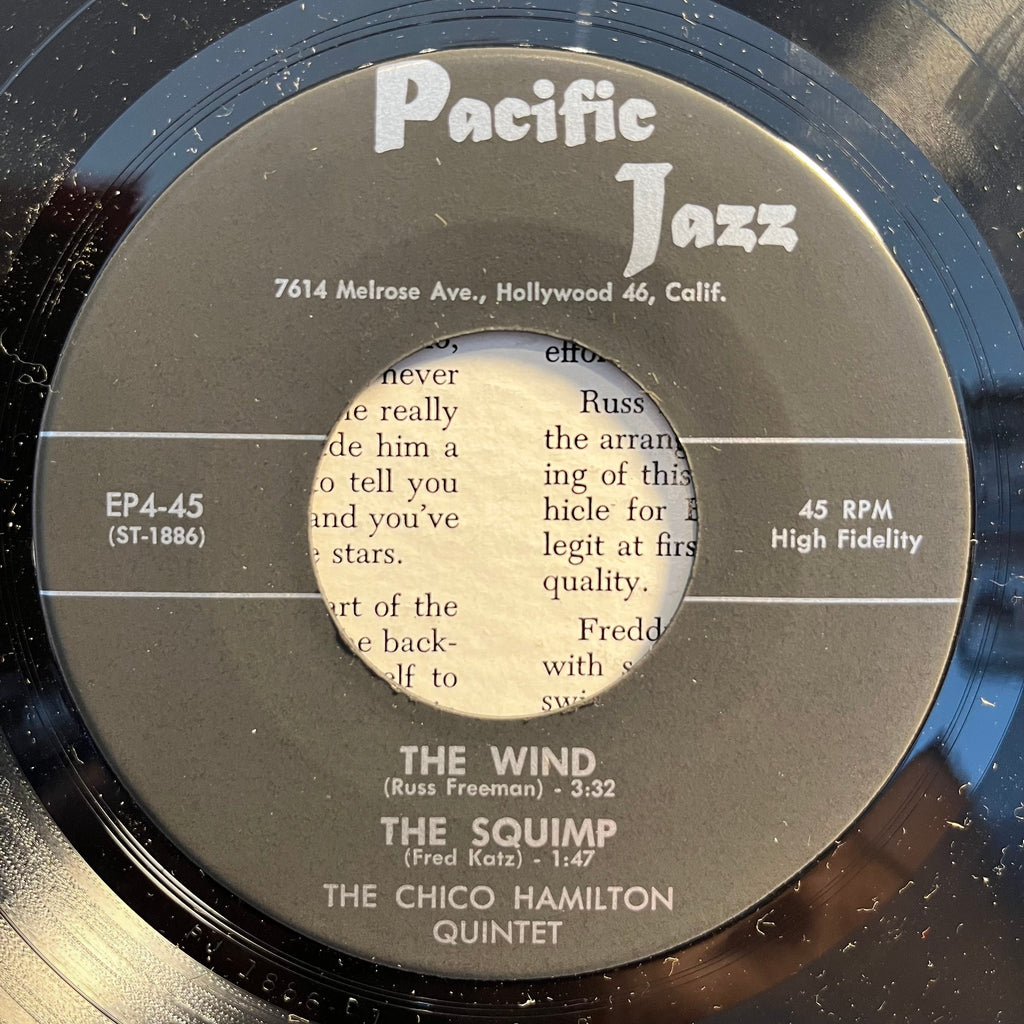 Chico Hamilton Quintet in Hi Fi *7"* | Excellent (EX) Excellent (EX)