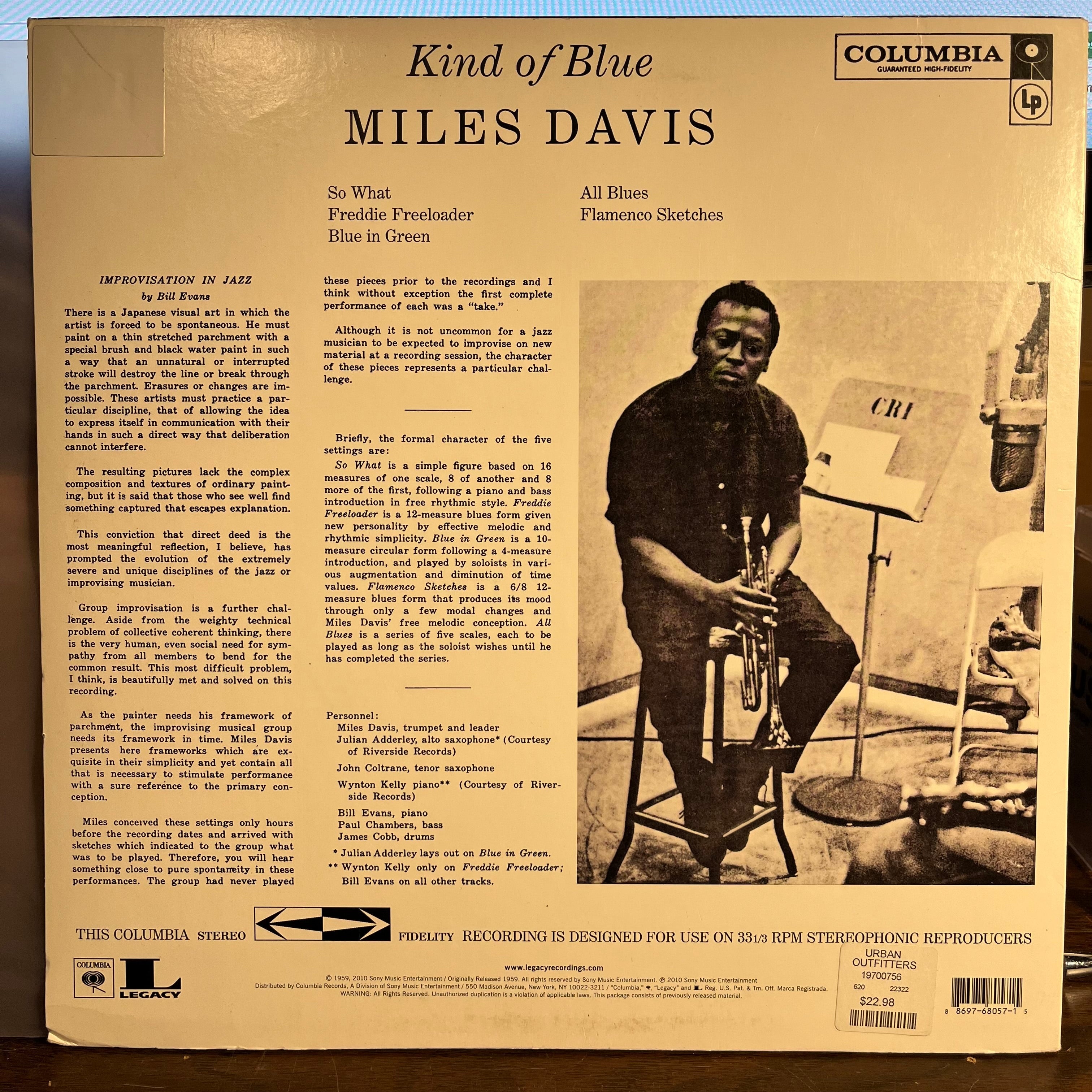 Miles Davis - Kind Of Blue | Mint (M) Mint (M)