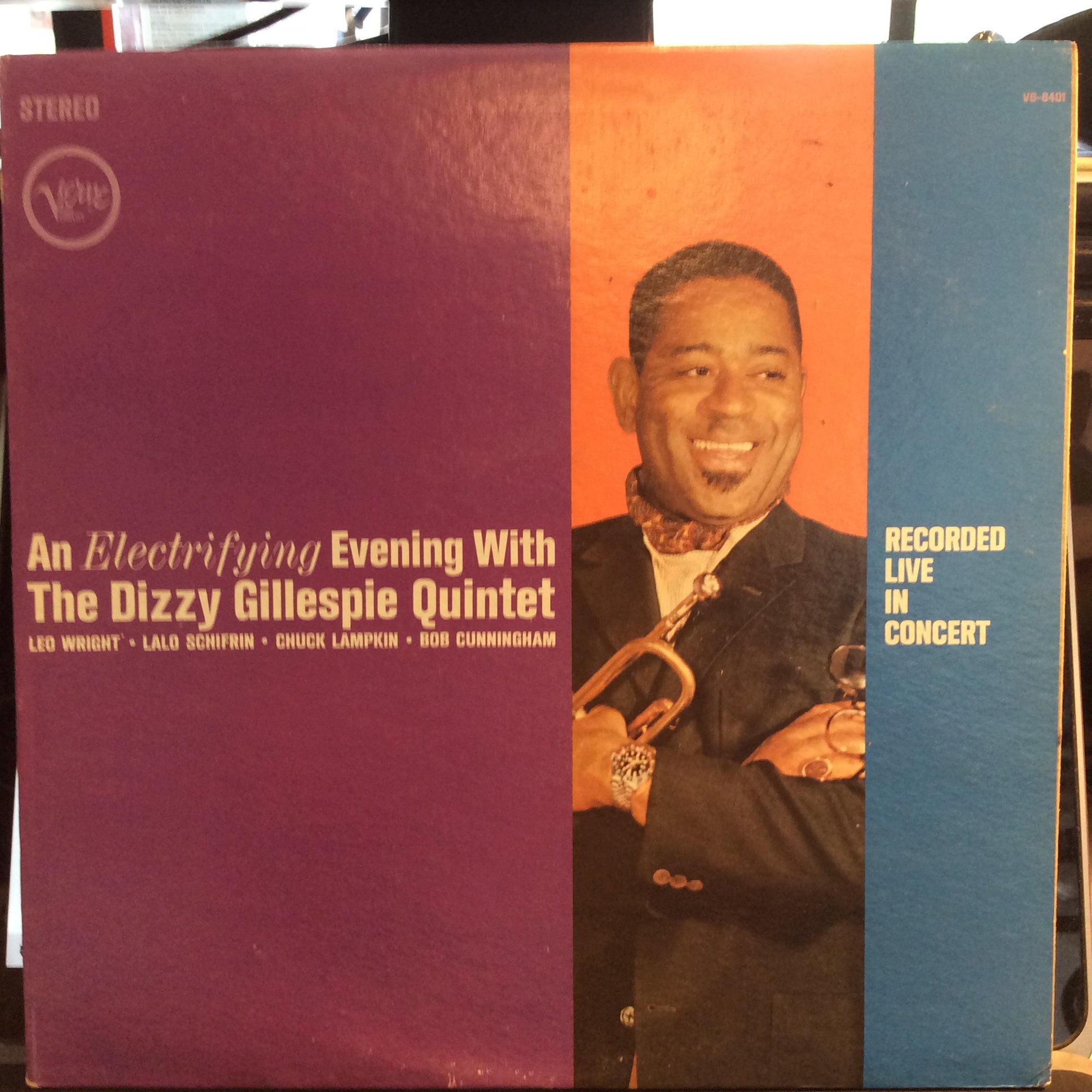 Dizzy Gillespie Quintet - An Electrifying Evening With The Dizzy Gillespie Quintet (VINYL) | Excellent (EX) Excellent (EX)