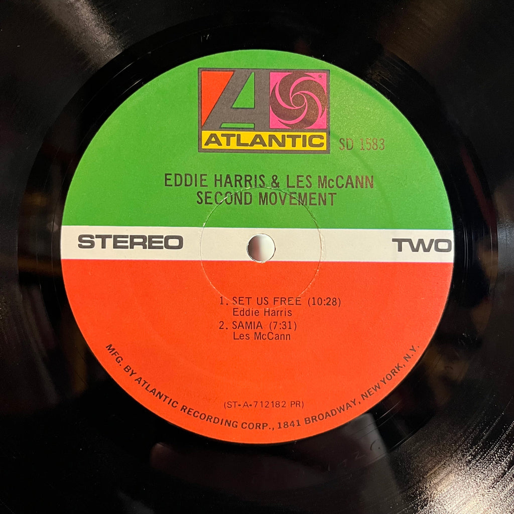 Eddie Harris - Second Movement (VINYL) | Excellent (EX) Excellent+ (EX+)