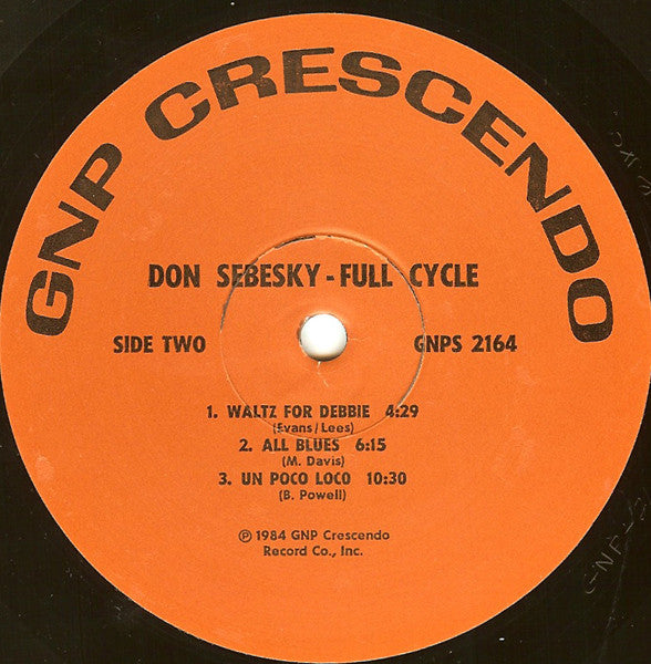 Don Sebesky - Full Cycle | Excellent (EX) Near Mint (NM)