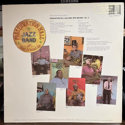 Preservation Hall Jazz Band - New Orleans Vol. II (VINYL) *SIGNED* | Good (G) Excellent (EX)