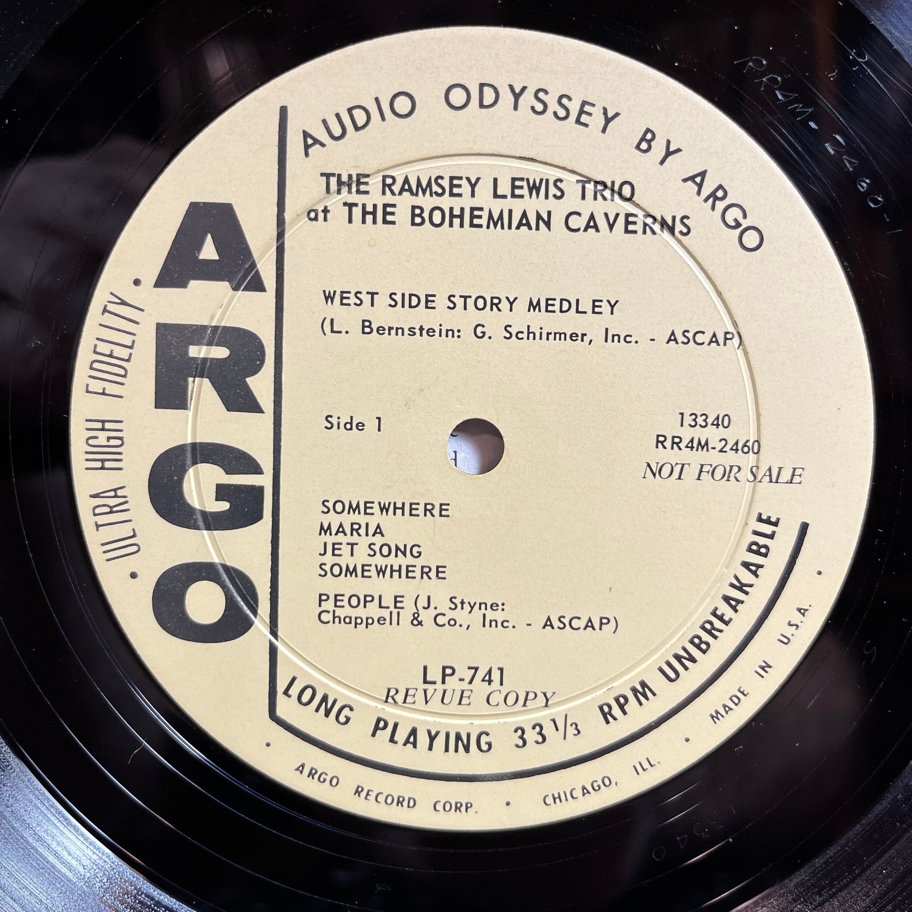 The Ramsey Lewis Trio - At The Bohemian Caverns (VINYL) | Near Mint- (NM-) Excellent (EX)