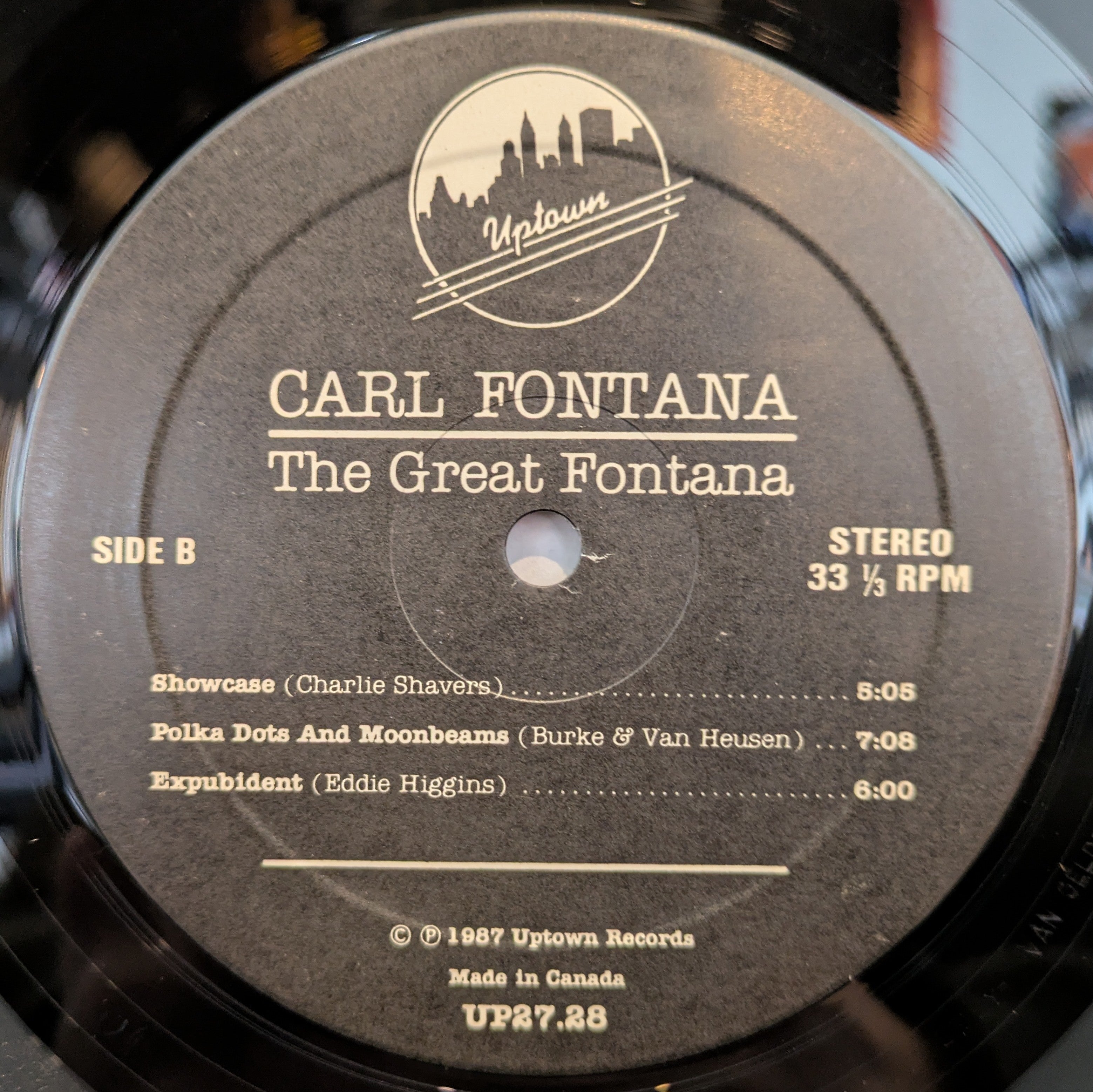 Carl Fontana - The Great Fontana (VINYL) | Near Mint (NM) Near Mint (NM)