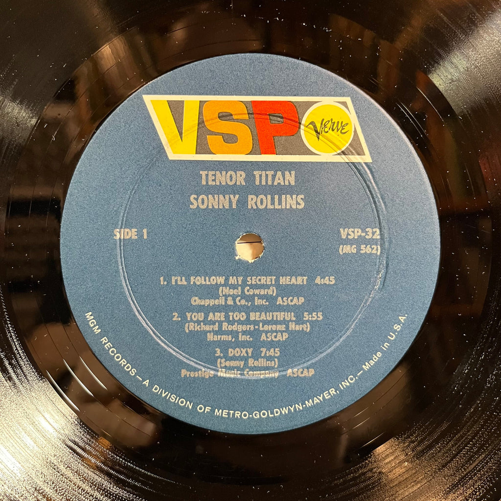 Sonny Rollins - Tenor Titan (VINYL) | Near Mint- (NM-) Near Mint (NM)