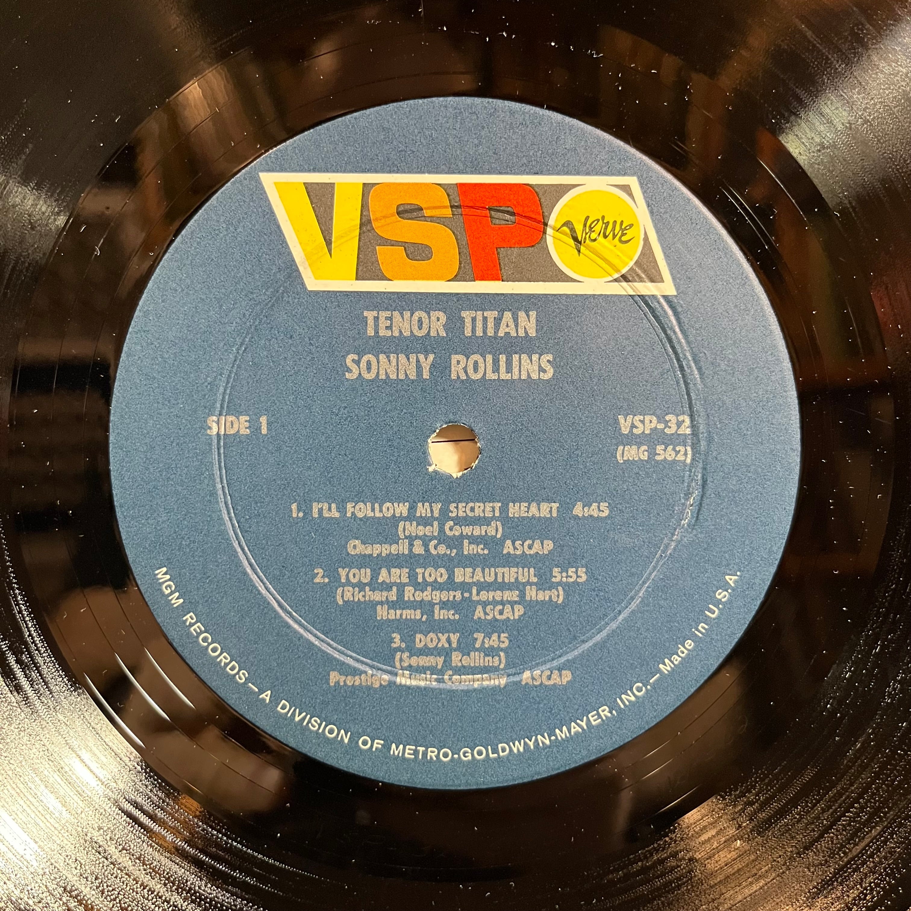 Sonny Rollins - Tenor Titan (VINYL) | Near Mint- (NM-) Near Mint (NM)