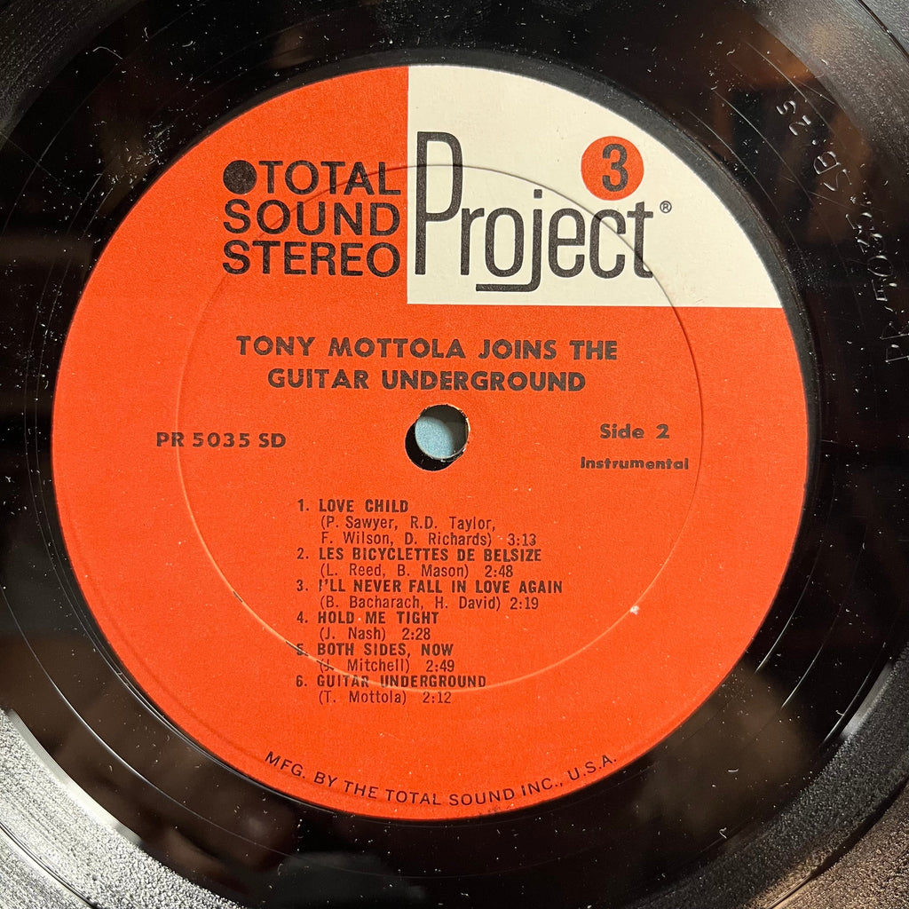 Tony Mottola - Tony Mottola Joins The Guitar Underground (VINYL) | Near Mint- (NM-) Near Mint (NM)