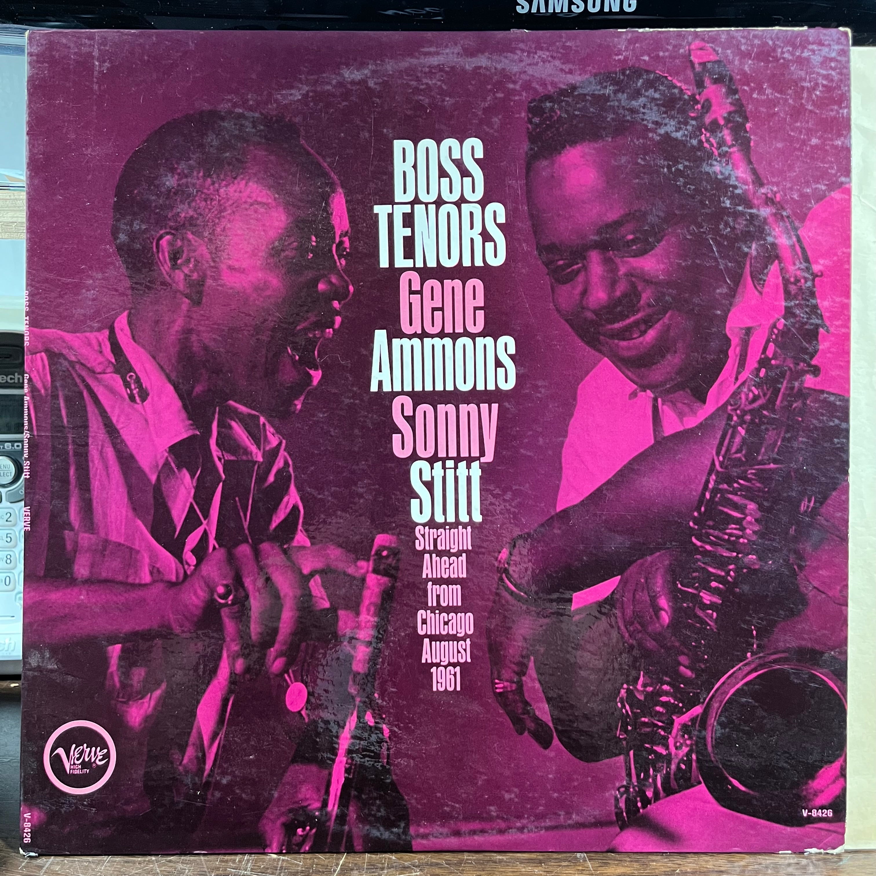 Gene Ammons - Boss Tenors: Straight Ahead From Chicago August 1961 (LP) | Excellent (EX) Very Good Plus (VG+)