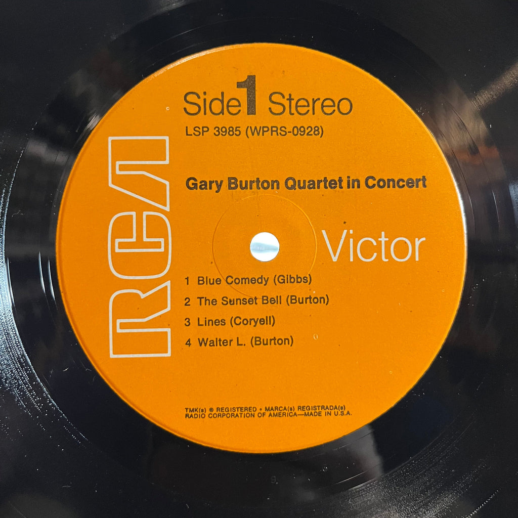 Gary Burton Quartet - Gary Burton Quartet In Concert (VINYL) | Near Mint- (NM-) Excellent+ (EX+)