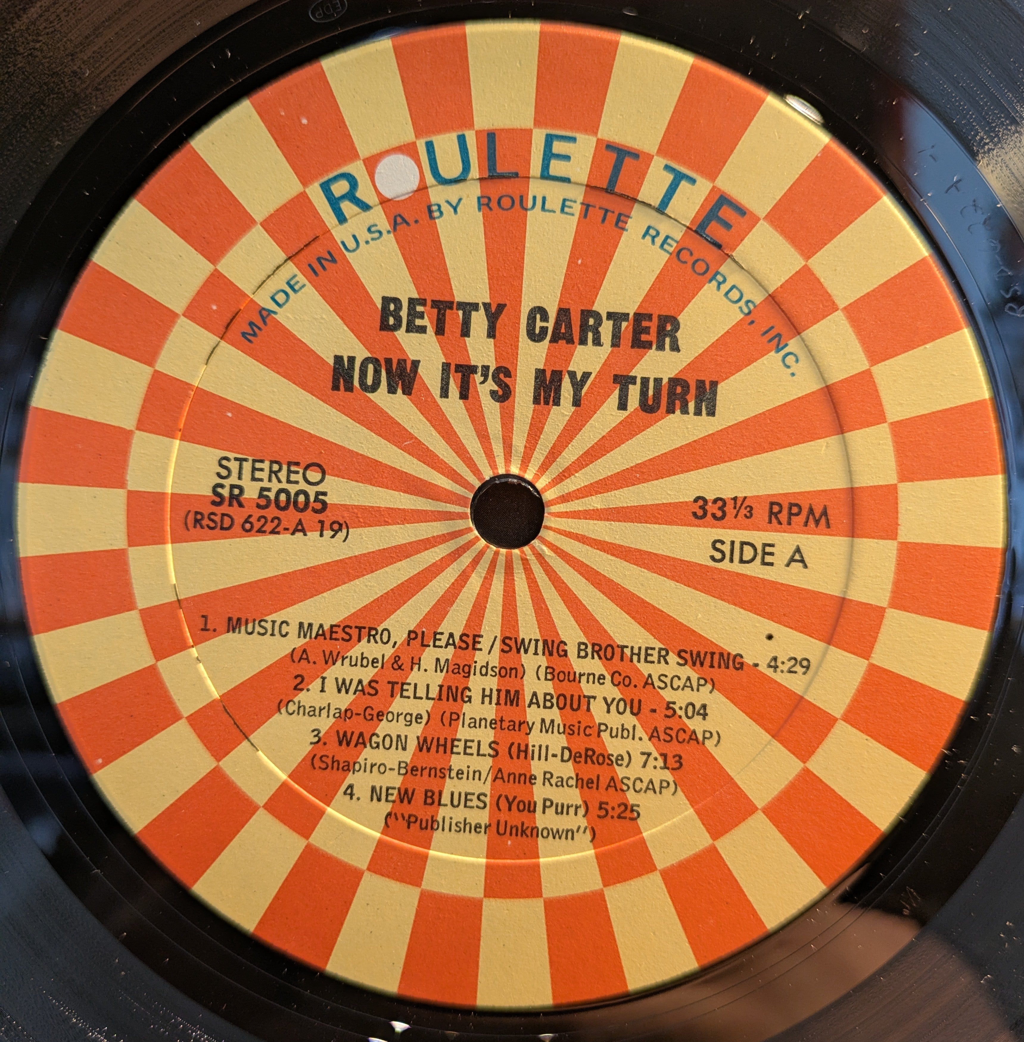 Betty Carter - Now It's My Turn (VINYL) | Near Mint (NM) Near Mint (NM)