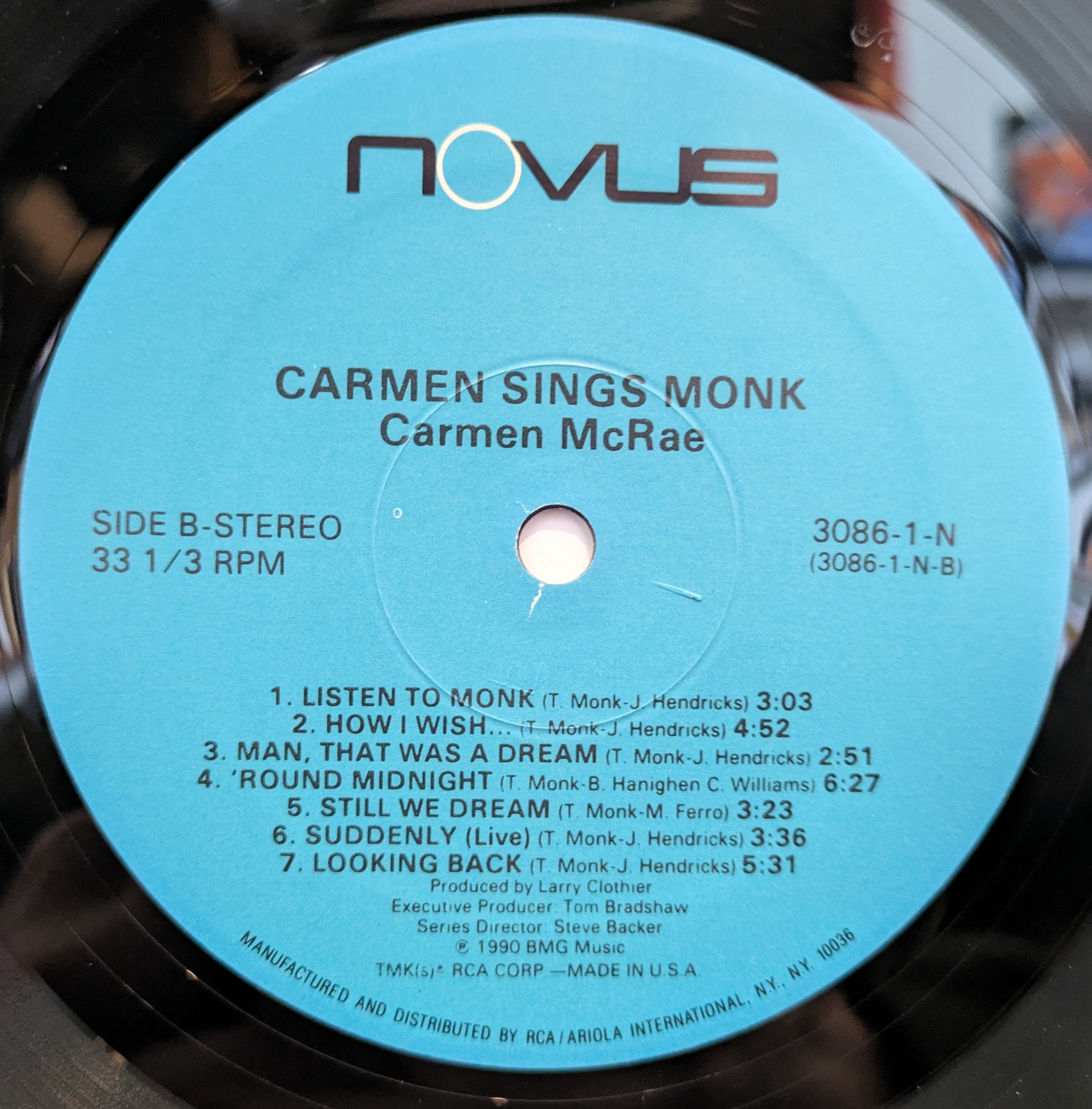 Carmen McRae - Carmen Sings Monk (VINYL) | Near Mint (NM) Near Mint (NM)