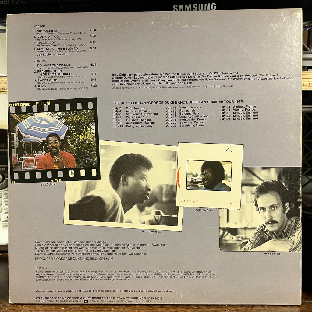 The Billy Cobham / George Duke Band - "Live" On Tour In Europe (LP) | Excellent (EX)