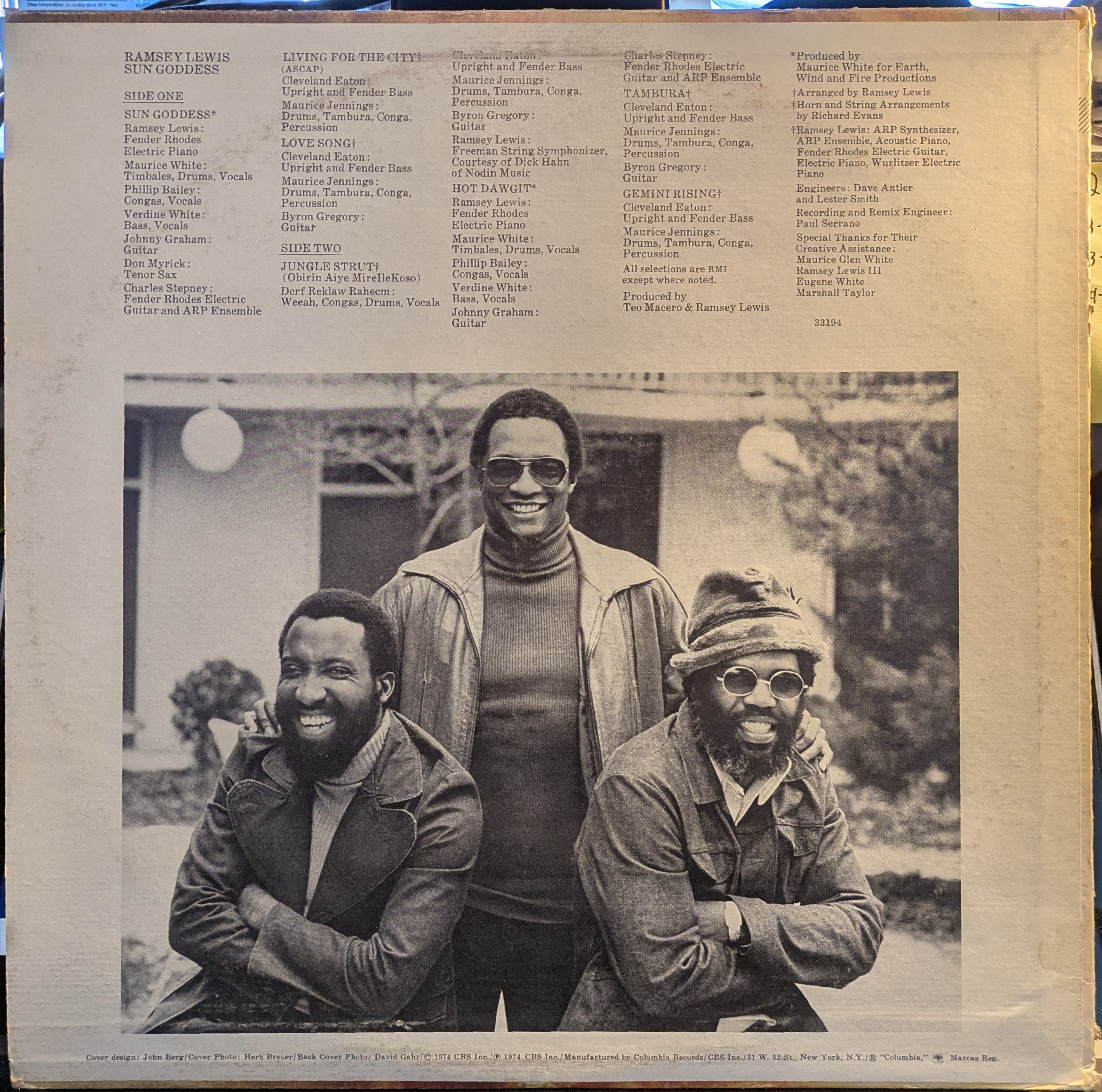 Ramsey Lewis - Sun Goddess (VINYL) | Near Mint (NM) Very Good Plus (VG+)