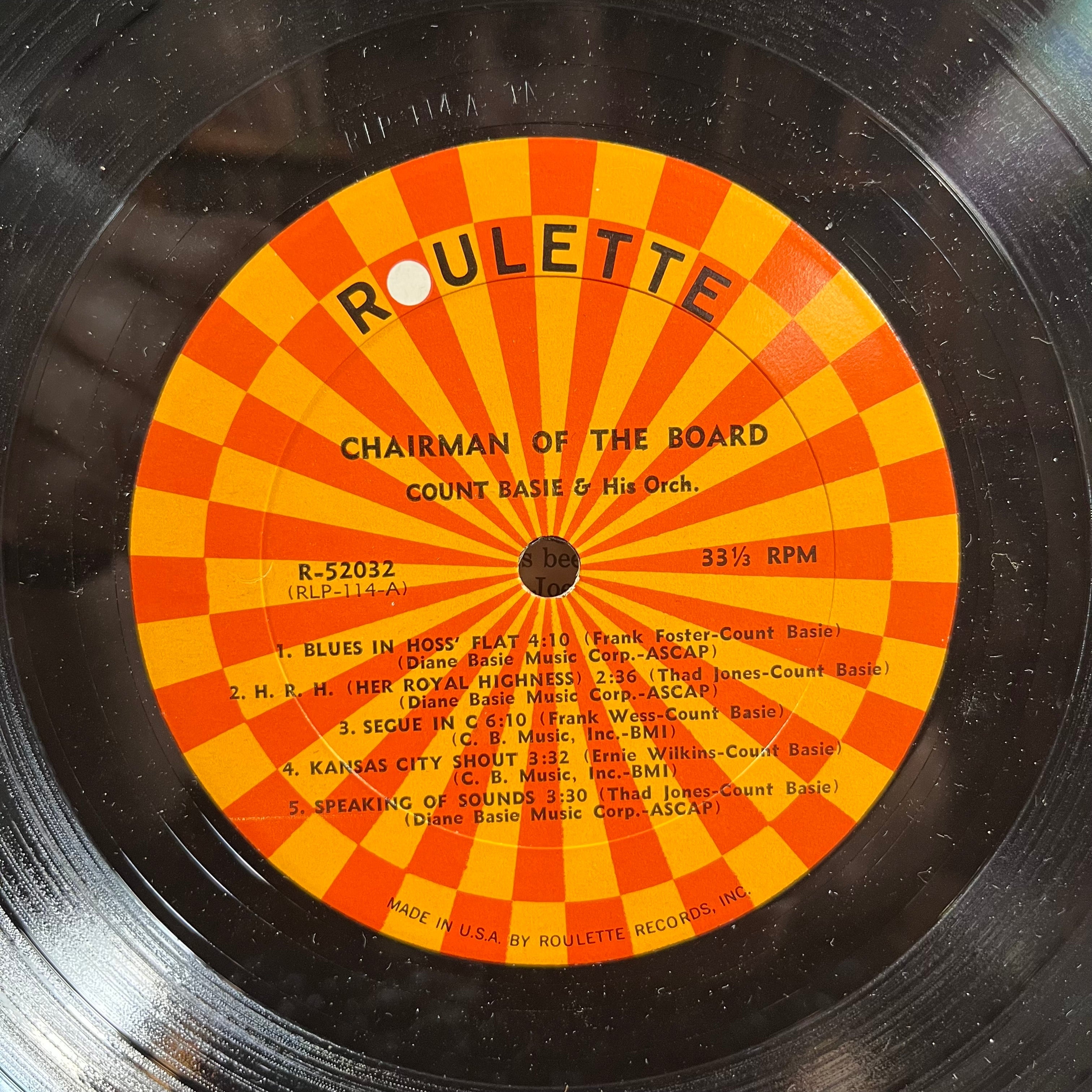 Count Basie - Chairman Of The Board (LP) | Excellent+ (EX+)
