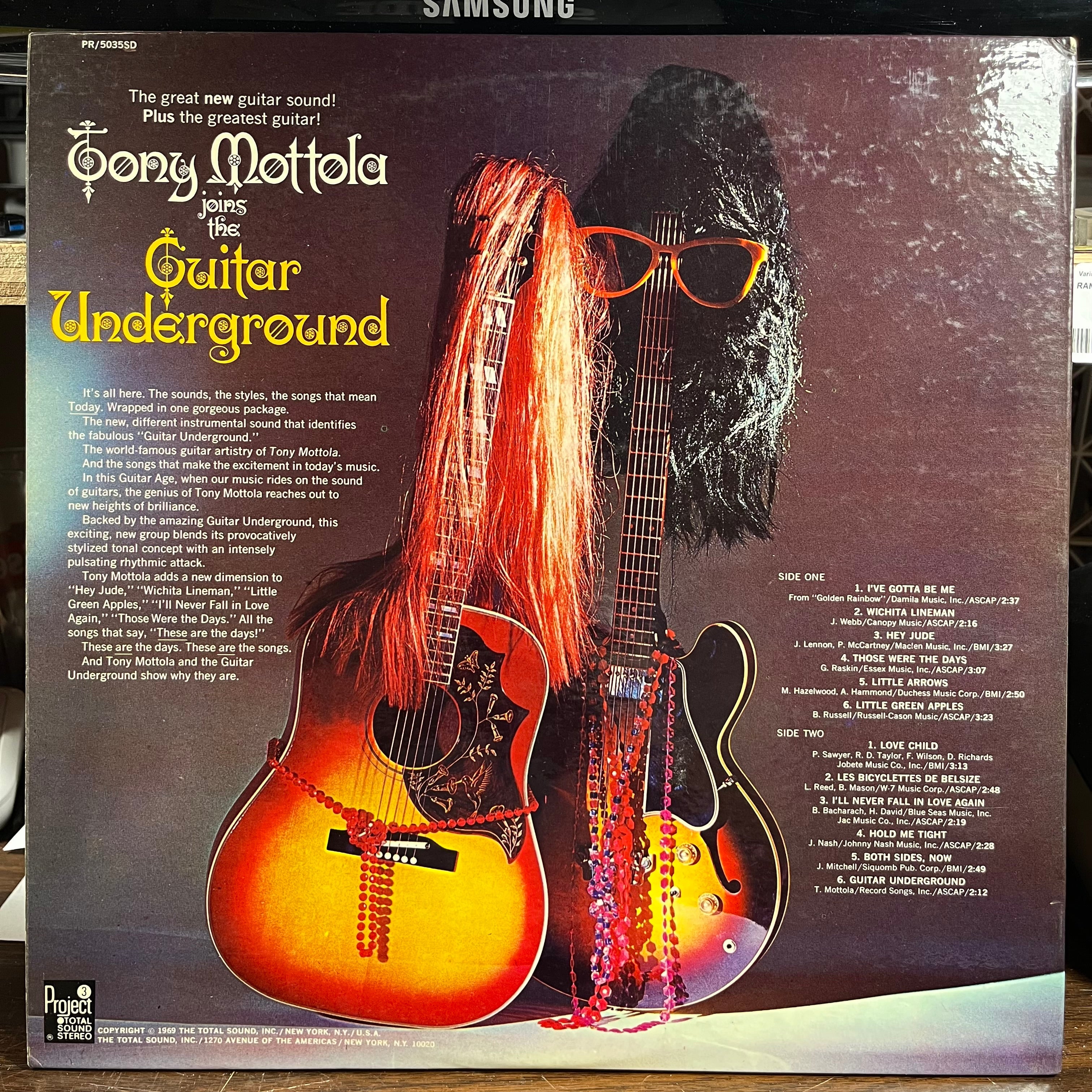 Tony Mottola - Tony Mottola Joins The Guitar Underground (VINYL) | Near Mint- (NM-) Near Mint (NM)