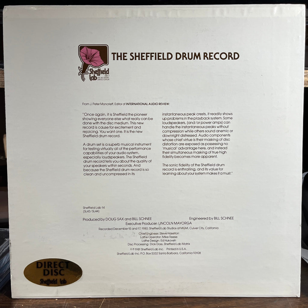 Jim Keltner - The Sheffield Drum Record (VINYL) | Near Mint (NM) Near Mint (NM)