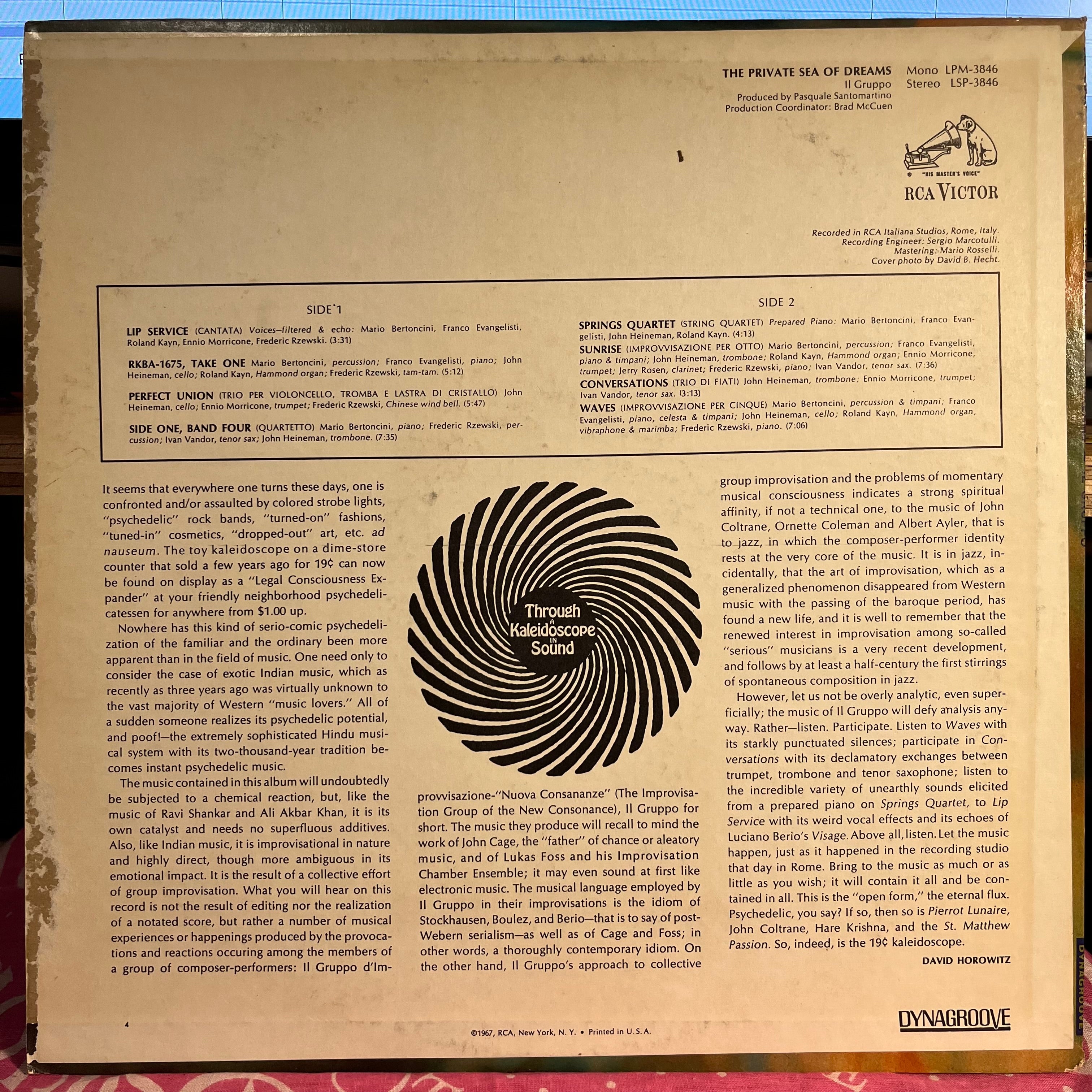 The Private Sea Of Dreams | Near Mint (NM) Excellent (EX)