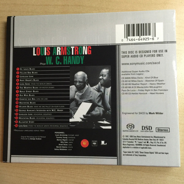 Louis Armstrong - Plays W. C. Handy (SACD) | Near Mint (NM) Near Mint (NM)