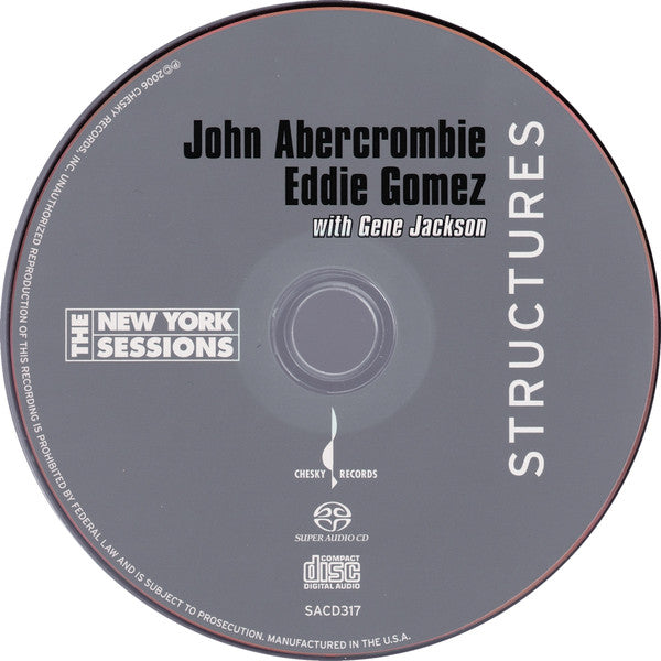 John Abercrombie - Structures (SACD) | Near Mint (NM) Near Mint (NM)