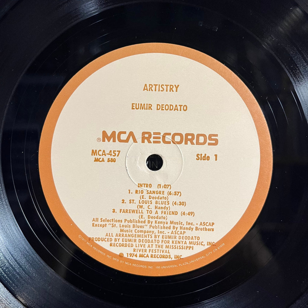 Eumir Deodato - Artistry *GLOVERSVILLE* | Near Mint (NM) Near Mint (NM)