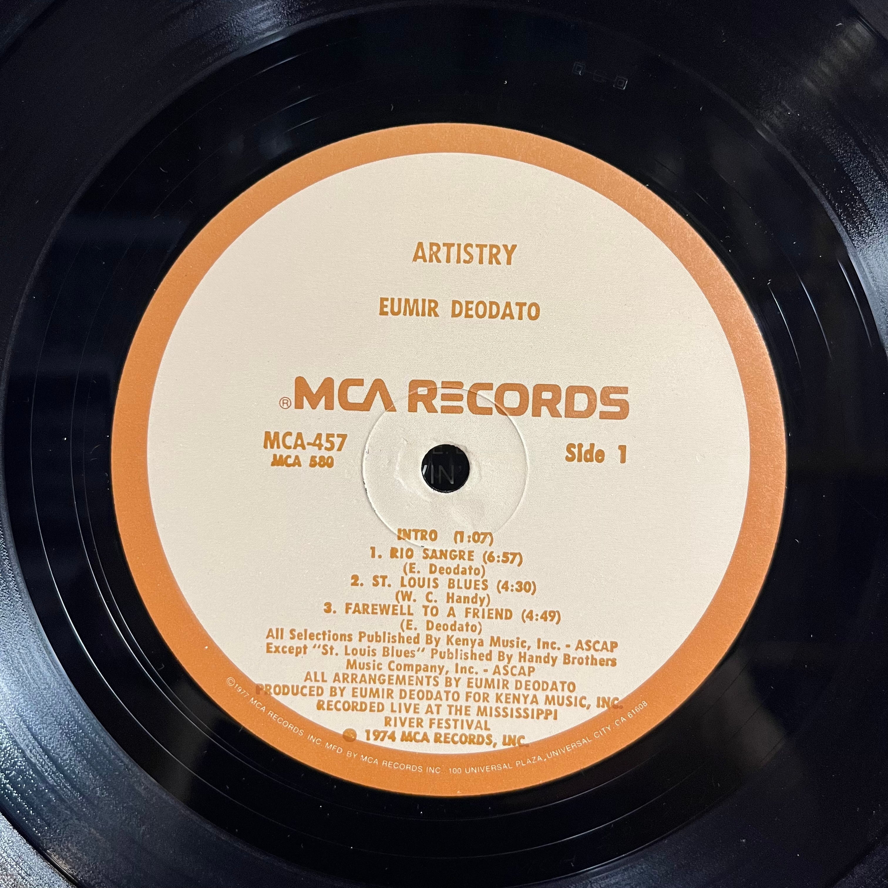 Eumir Deodato - Artistry *GLOVERSVILLE* | Near Mint (NM) Near Mint (NM)