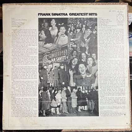 Frank Sinatra - Greatest Hits (The Early Years) (VINYL) | Near Mint (NM or M-) Excellent+ (EX+)