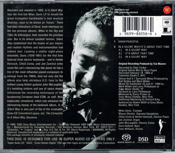 Miles Davis - In A Silent Way *SACD* | Near Mint (NM) Near Mint (NM)