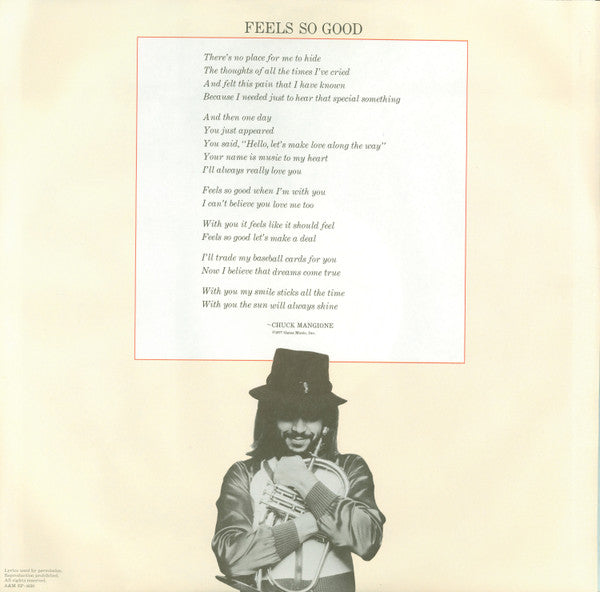 Chuck Mangione - Feels So Good (VINYL) | Near Mint (NM) Excellent (EX)