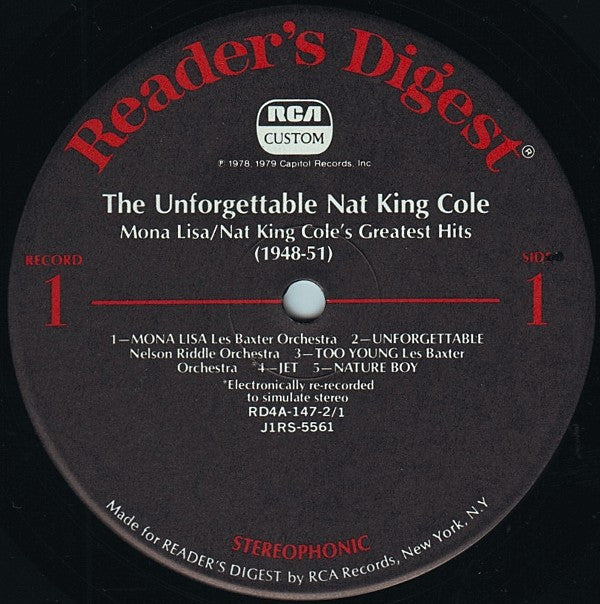 Nat King Cole - The Unforgettable | Near Mint (NM) Near Mint (NM)