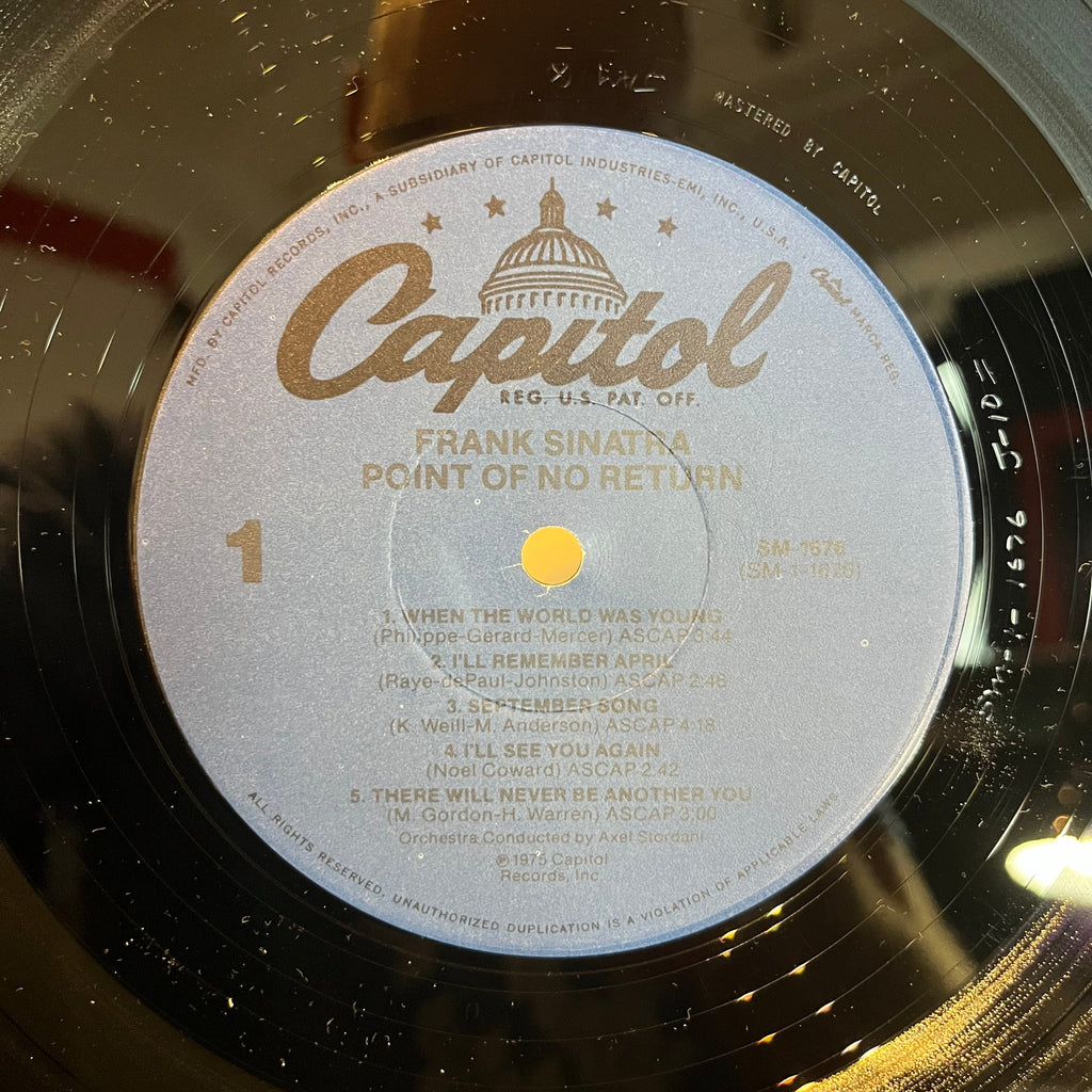 Frank Sinatra - Point Of No Return | Near Mint (NM) Near Mint (NM)