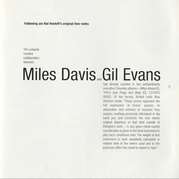 Miles Davis - Sketches Of Spain (SACD) | Near Mint (NM) Near Mint (NM)
