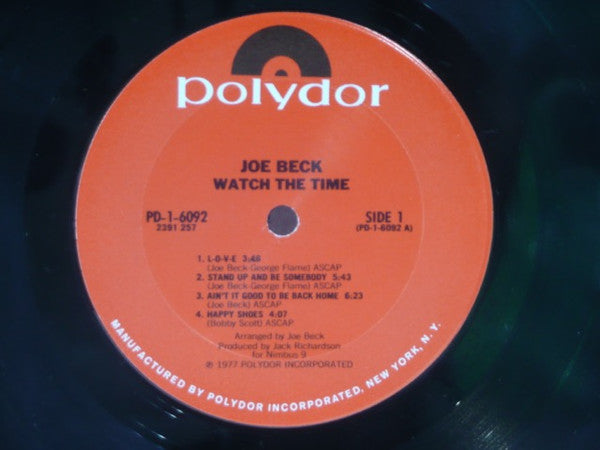 Joe Beck - Watch The Time | Very Good (VG)