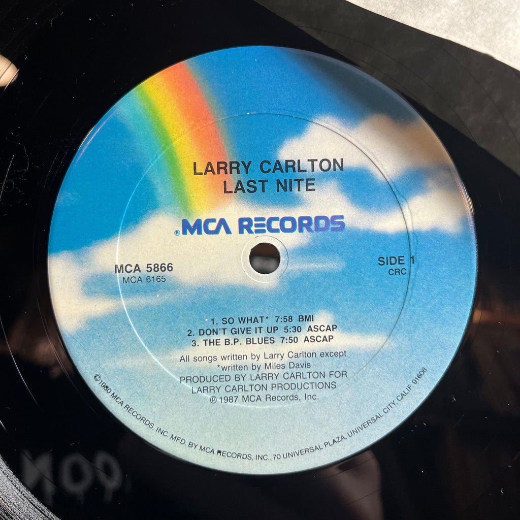 Larry Carlton - Last Nite (LP) | Near Mint (NM) Excellent (EX)