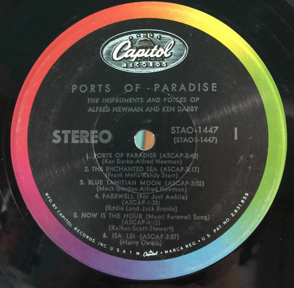 Alfred Newman - Ports Of Paradise *SRC* | Near Mint (NM) Excellent (EX)