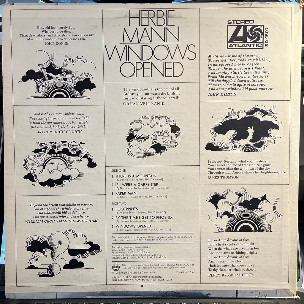 Herbie Mann - Windows Opened (VINYL) | Near Mint (NM) Near Mint (NM)