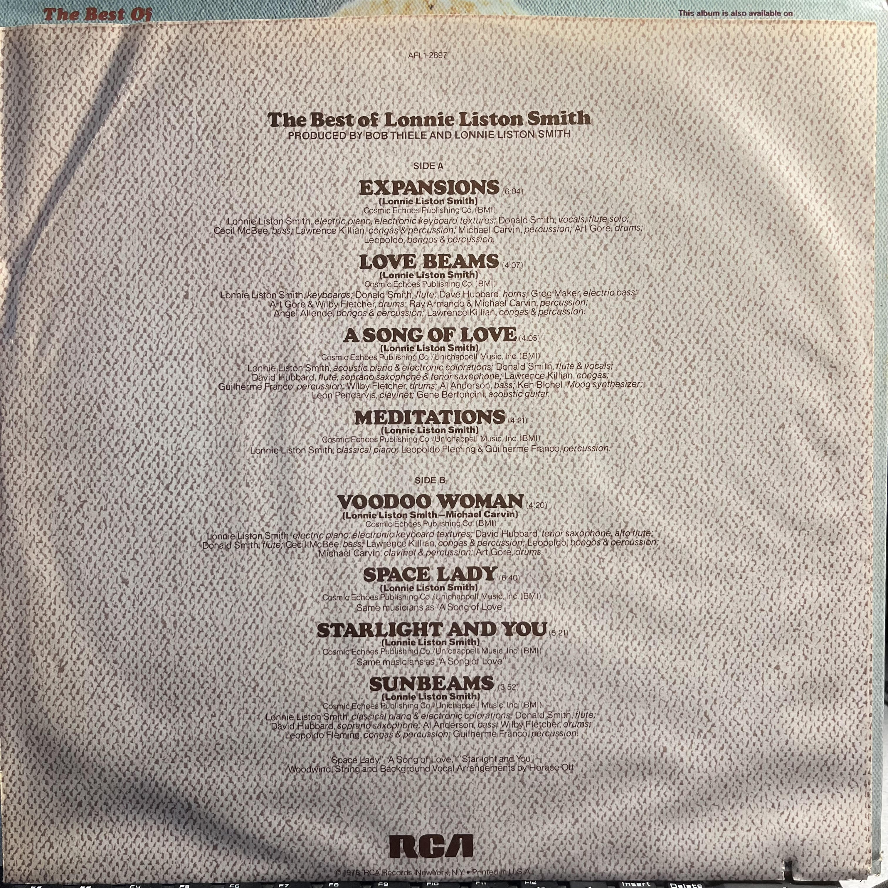 Lonnie Liston Smith - The Best Of Lonnie Liston Smith | Near Mint (NM) Near Mint (NM)