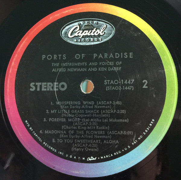 Alfred Newman - Ports Of Paradise *SRC* | Near Mint (NM) Excellent (EX)