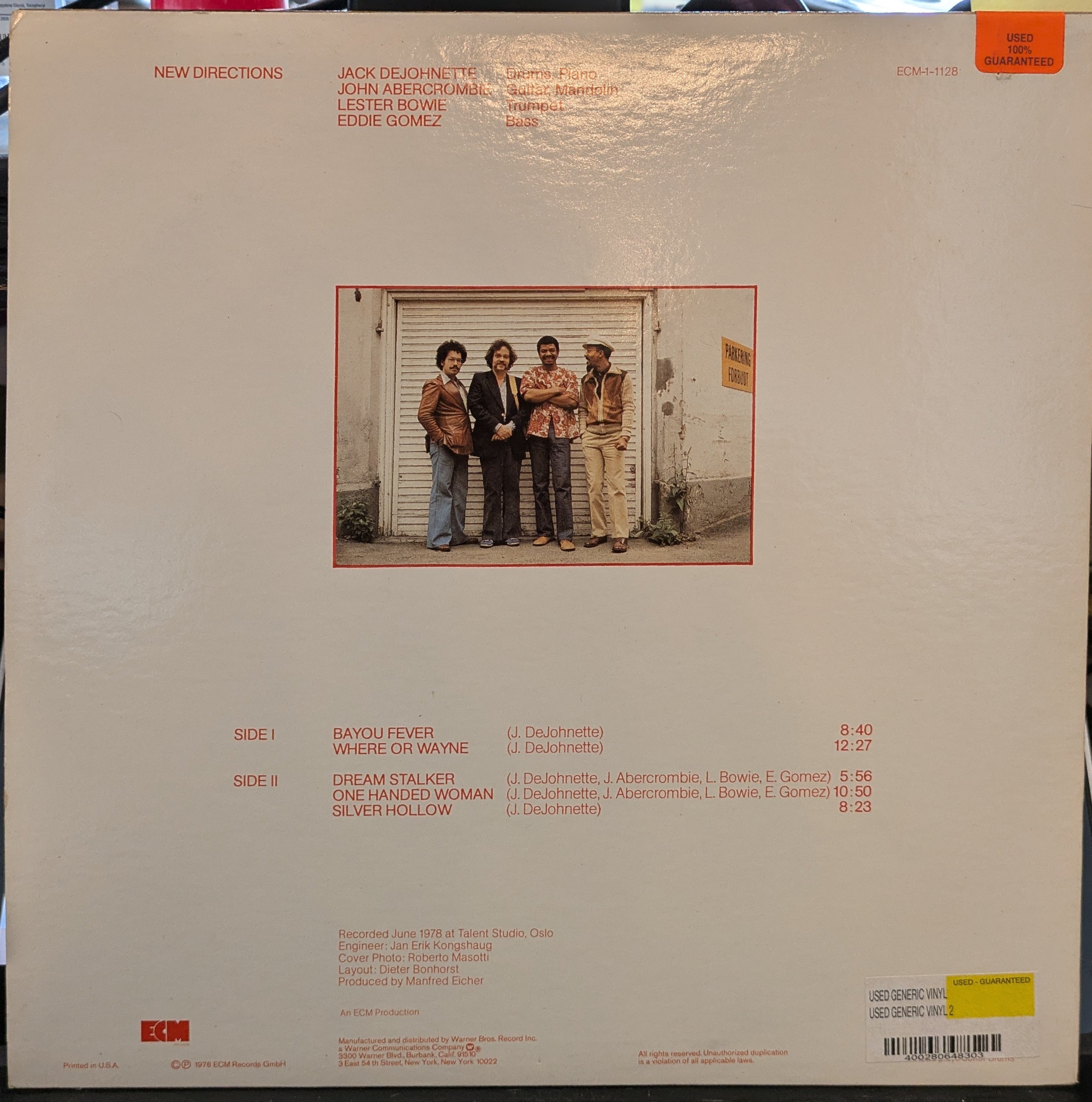 Jack DeJohnette - New Directions (VINYL) | Near Mint (NM) Near Mint (NM)