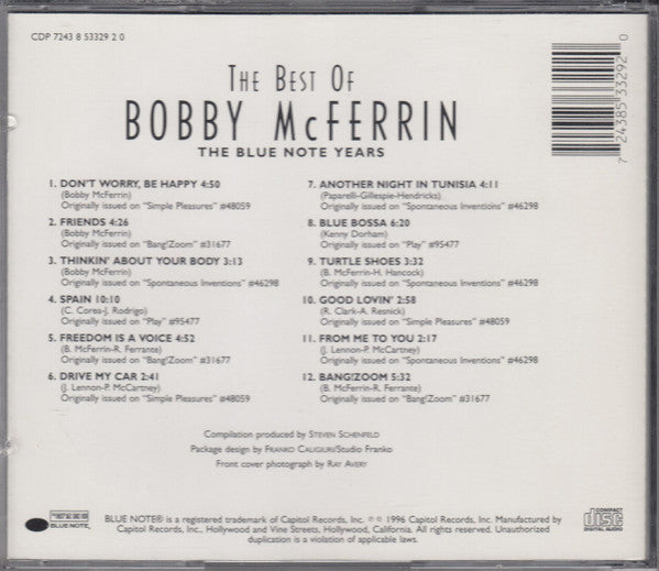 The Best Of Bobby McFerrin (CD) | Near Mint (NM) Near Mint (NM)