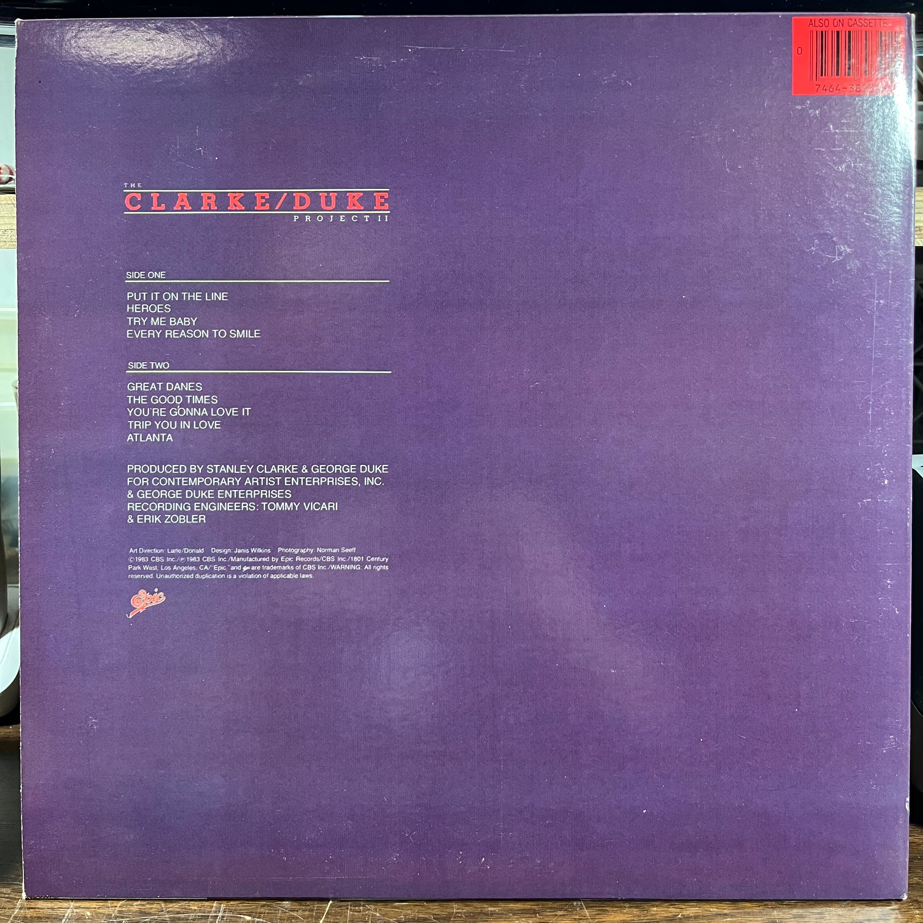 Stanley Clarke/George Duke - The Clarke / Duke Project II (LP) | Near Mint (NM) Near Mint- (NM-)