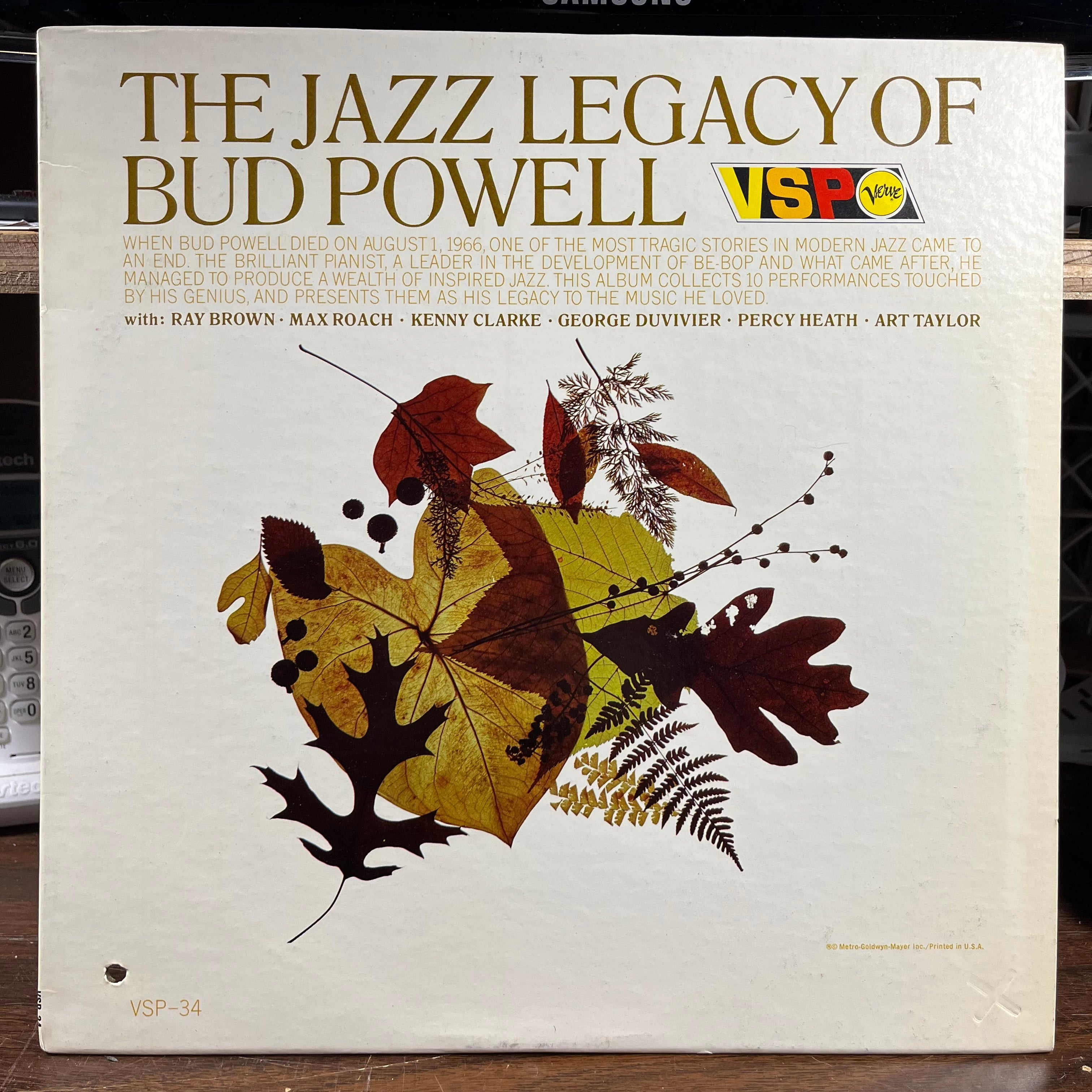 Bud Powell - The Jazz Legacy Of Bud Powell (VINYL) | Near Mint (NM) Near Mint (NM)