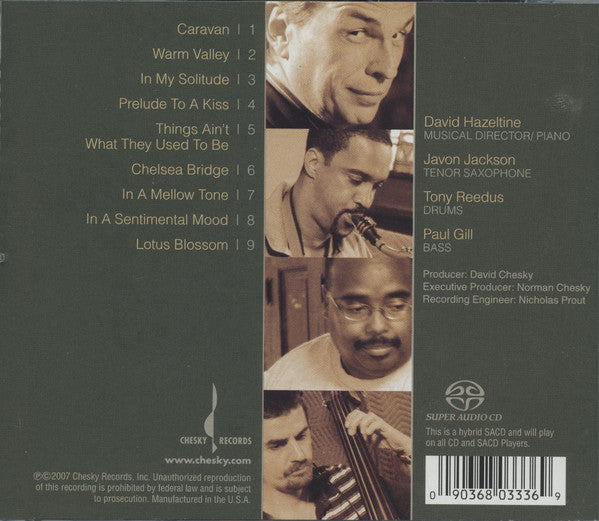 Javon Jackson - Sugar Hill: The Music Of Duke Ellington And Billy Strayhorn (SACD) | Near Mint (NM or M-)