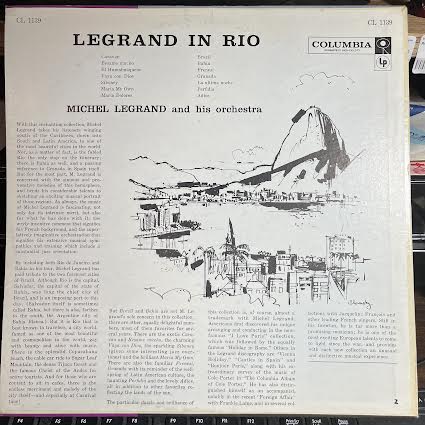 Michel Legrand Et Son Orchestre - Legrand In Rio (VINYL) | Near Mint (NM or M-)