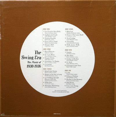Various - The Swing Era 1930-1936: Wonderful Times: Making A Lot Out Of A Little *BOX* | Near Mint (NM) Near Mint (NM)